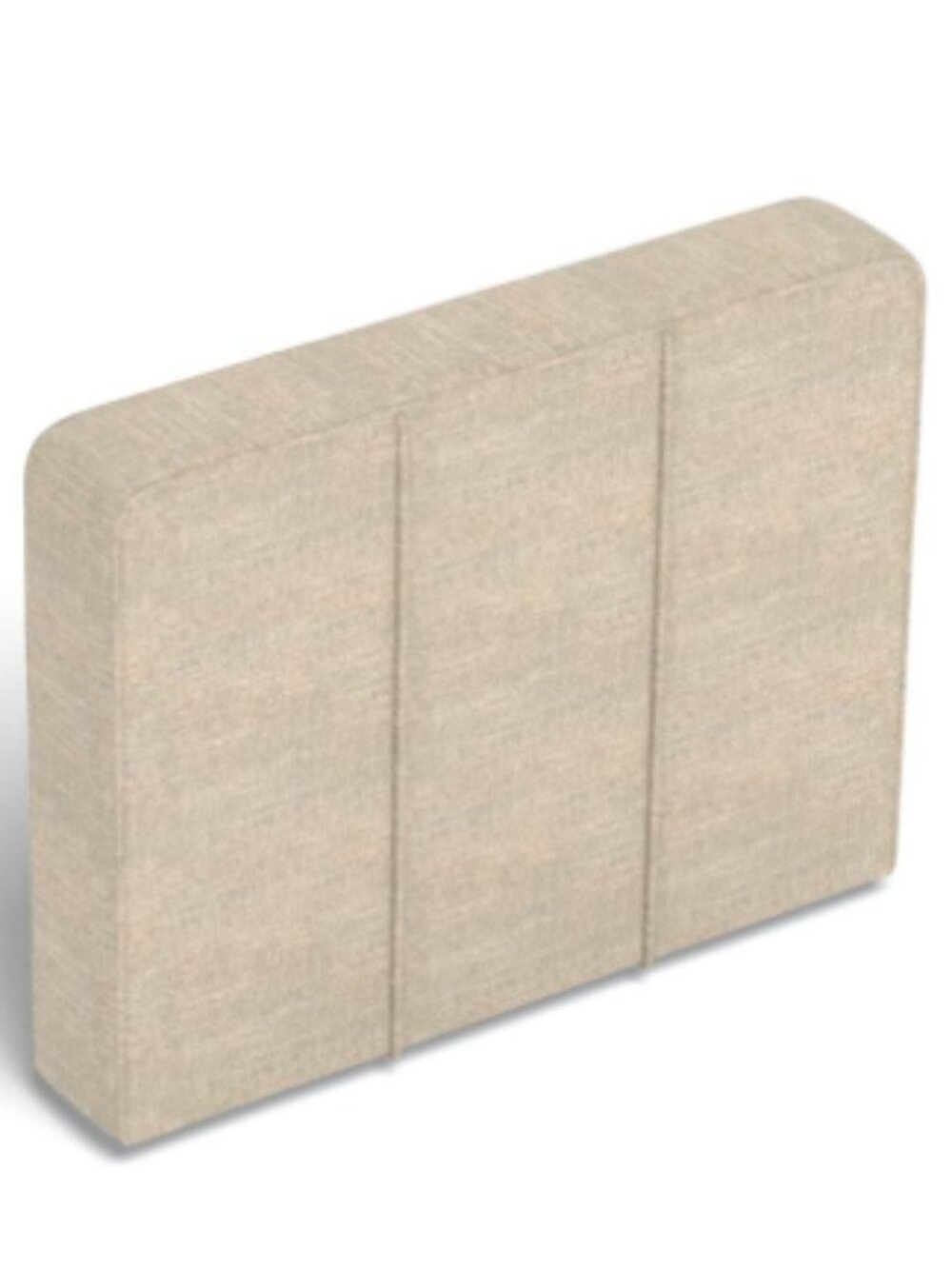 Lovesac Side Cover: Beachwood Rained Chenille